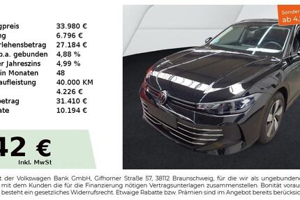 VW Passat Variant 21.900 km 33.980 &euro; Schwabach 91126