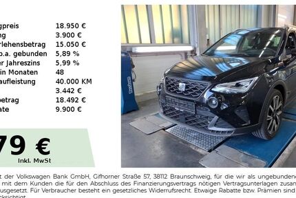 Seat Arona 22.620 km 18.950 &euro; Schwabach 91126