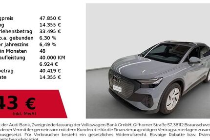 Audi Q4 e-tron 8.268 km 47.850 &euro; Nürnberg 90411
