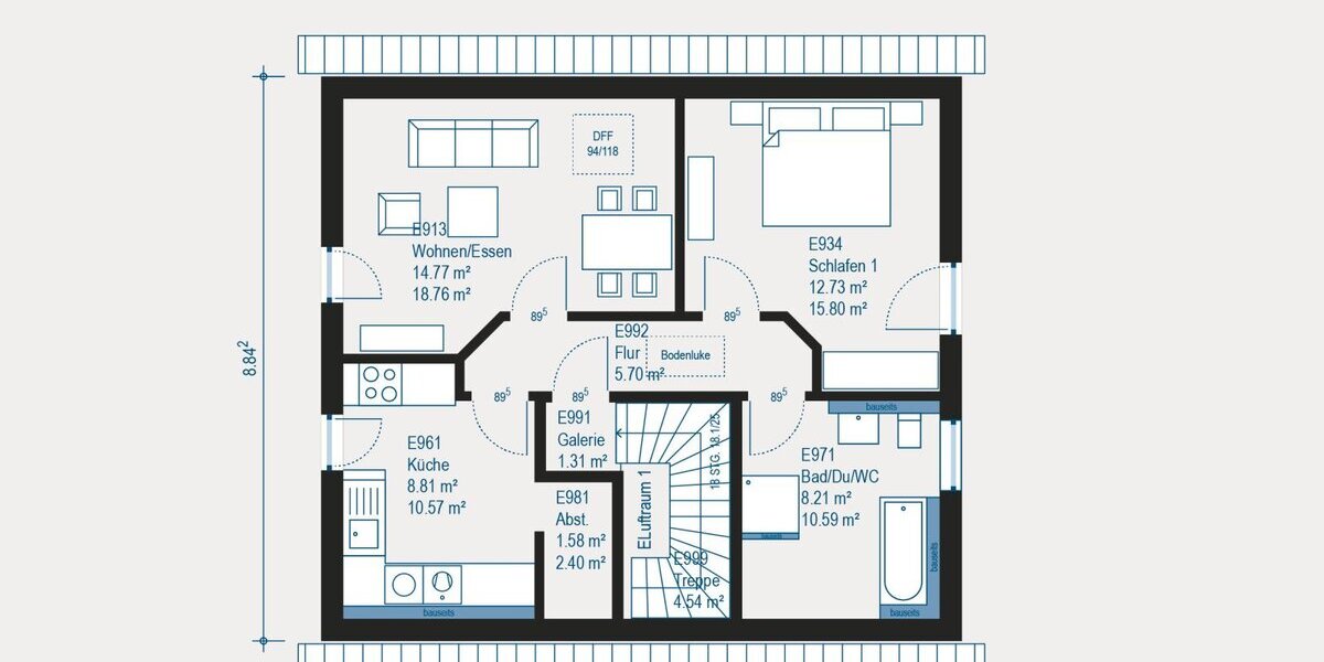 Modernes Mehrfamilienhaus mit flexibler Raumgestaltung in Nürnberg - Mehrfamilienhaus, Wohnhaus Nürnberg Holzheim | Angebot:27285029