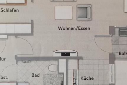 Wohnung Nürnberg Kleinweidenmühle - 1.5 Zimmer, 50 m&sup2;, 1.250&euro; | Angebot:27536229