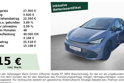 Cupra Born 19.900 km 27.450 &euro; Schwabach 91126