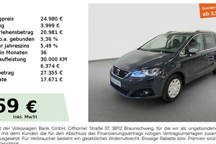 Seat Alhambra 72.900 km 24.980 &euro; Fürth 90763