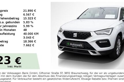 Seat Ateca 26.750 km 20.880 &euro; Nürnberg 90431