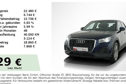 Audi Q2 115.250 km 22.480 &euro; Nürnberg 90431