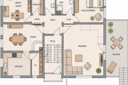 Wohnung Frensdorf - 4 Zimmer, 127 m&sup2;, 990&euro; | Angebot:27540941