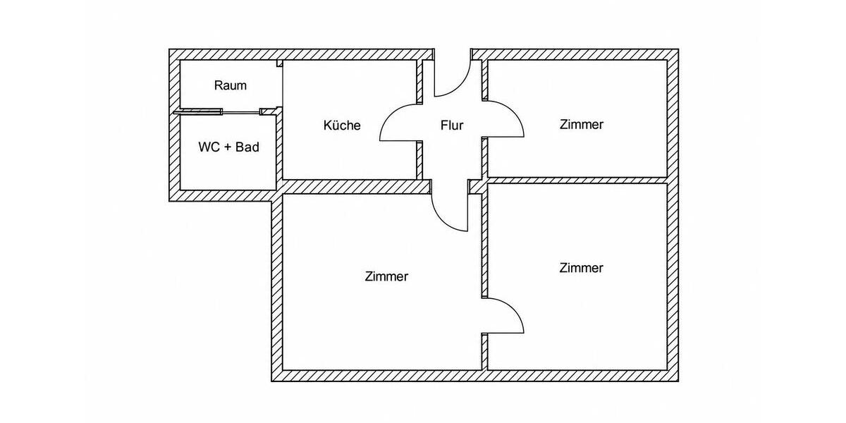 Etagenwohnung Langenzenn - 3 Zimmer, 60 m&sup2;, 750&euro; | Angebot:27536188