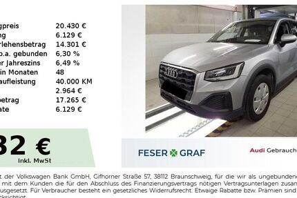 Audi Q2 33.500 km 20.430 &euro; Höchstadt an der Aisch 91315
