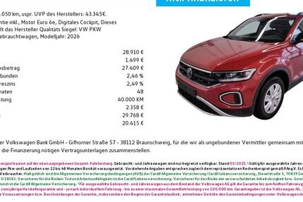 VW T-Roc 6.350 km 28.910 &euro; Fürth 90762