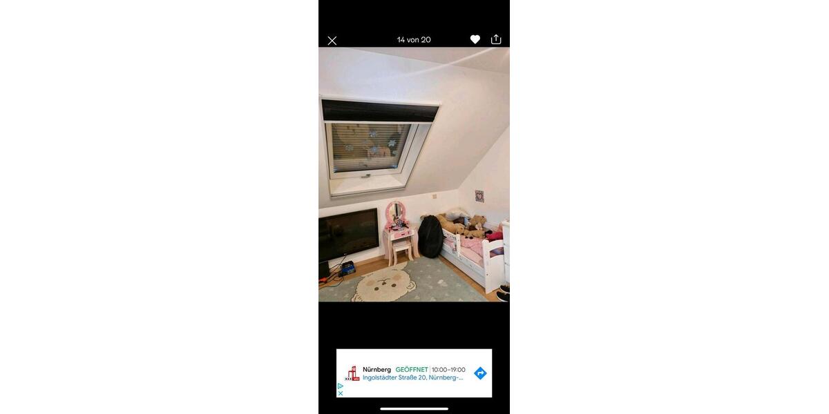 Dachgeschoßwohnung Veitsbronn - 3.5 Zimmer, 88 m&sup2;, 1.250&euro; | Angebot:27609789