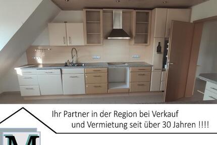 Große Maisonette mit Klimaanlagen (aktuell in 2 Wohnungen unterteilt) mit 2 Balkonen, 2 Einbauküchen und 2 Stellplätzen - Wohnung Hausen | Angebot:27701878