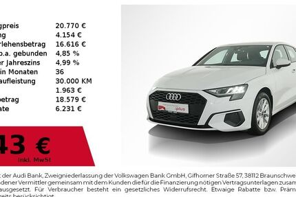 Audi A3 54.942 km 20.770 &euro; Nürnberg 90441