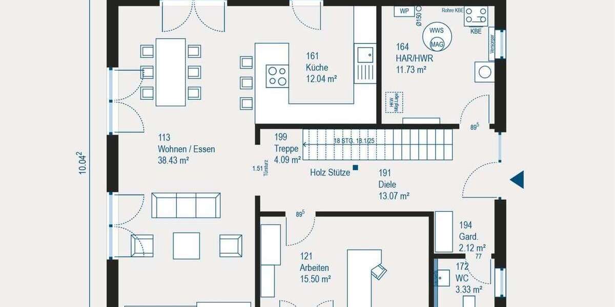 Maßgeschneidertes Einfamilienhaus in Erlangen - Individuell geplant und effizient gebaut - Einfamilienhaus Erlangen Alterlangen | Angebot:27536137