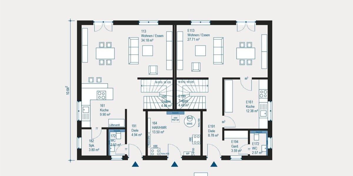 Flexibles Mehrfamilienhaus in Erlangen - Individuell geplant und energieeffizient gebaut - Mehrfamilienhaus, Wohnhaus Erlangen Büchenbach | Angebot:27479279