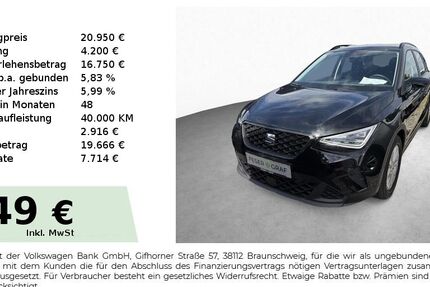 Seat Arona 8.350 km 19.950 &euro; Schwabach 91126