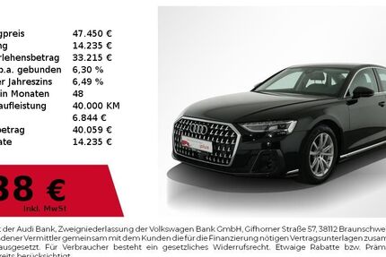 Audi A8 52.300 km 46.750 &euro; Nürnberg 90411