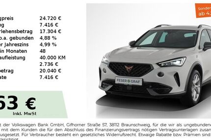 Cupra Formentor 38.650 km 24.720 &euro; Nürnberg 90441
