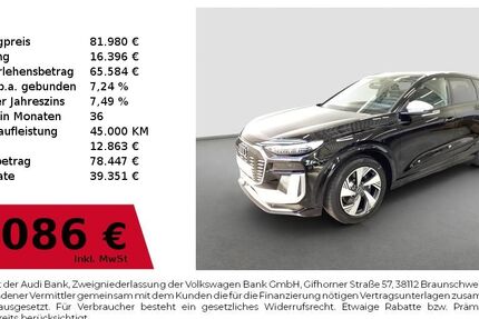 Audi SQ6 e-tron 4.900 km 81.480 &euro; Fürth 90763