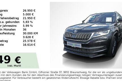 Skoda Kodiaq 110.750 km 26.210 &euro; Lauf an der Pegnitz 91207
