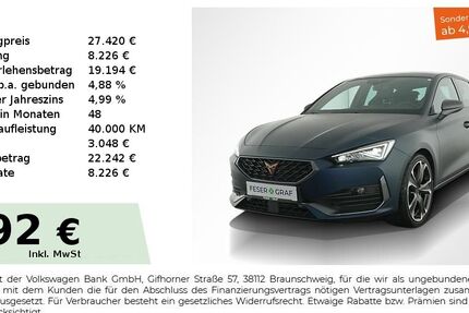 Cupra Leon 32.750 km 27.420 &euro; Nürnberg 90441