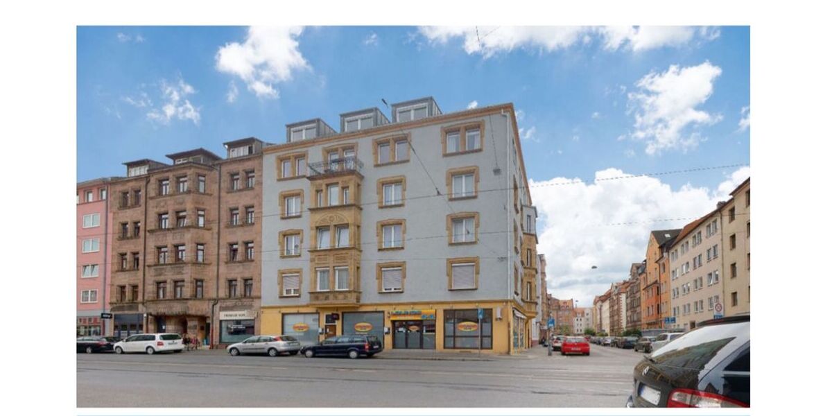 Große 4-Zi.-Wohnung (105 m²) in Südstadt – Top vermietet, Balkon, Investoren aufgepasst! - Appartement Nürnberg Tafelhof | Angebot:27651266