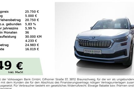 Skoda Kodiaq 150.980 km 24.810 &euro; Lauf an der Pegnitz 91207