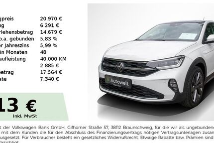 VW Taigo 39.150 km 20.380 &euro; Nürnberg 90431