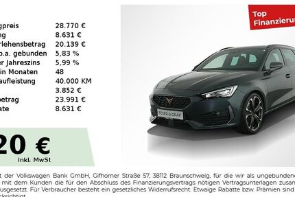 Cupra Leon 37.350 km 28.770 &euro; Nürnberg 90441