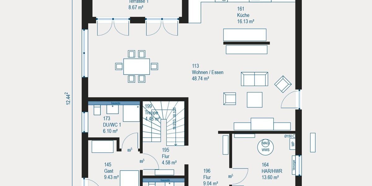 Individuell geplante, schlüsselfertige Villa in Nürnberg - im begehrten Stadtteil Mögeldorf in Tiergartennähe - Villa Nürnberg Mögeldorf | Angebot:27479270
