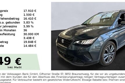 Seat Arona 22.750 km 17.910 &euro; Höchstadt an der Aisch 91315