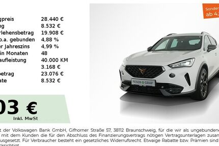 Cupra Formentor 29.250 km 28.440 &euro; Nürnberg 90441