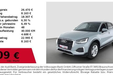 Audi Q2 3.232 km 26.470 &euro; Nürnberg 90411
