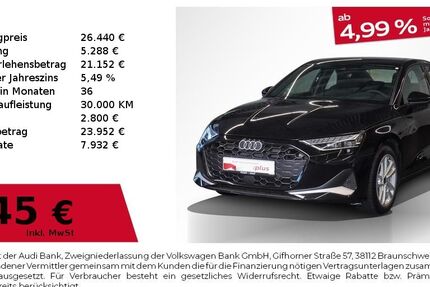 Audi A3 19.999 km 24.840 &euro; Nürnberg 90441