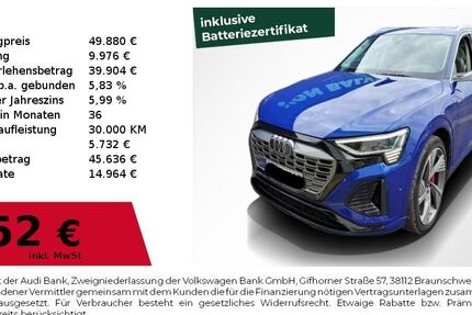 Audi Q8 e-tron 62.300 km 49.880 &euro; Nürnberg 90441
