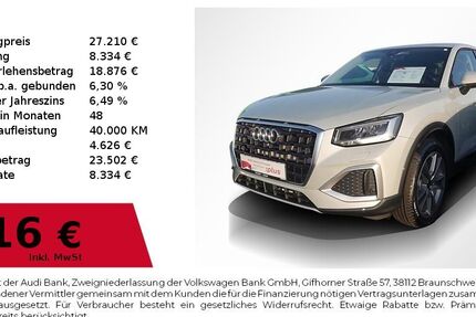 Audi Q2 4.300 km 26.210 &euro; Lauf an der Pegnitz 91207