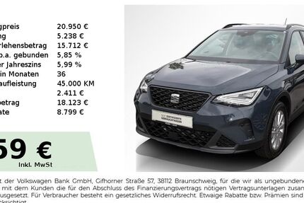 Seat Arona 11.150 km 19.950 &euro; Baiersdorf 91083